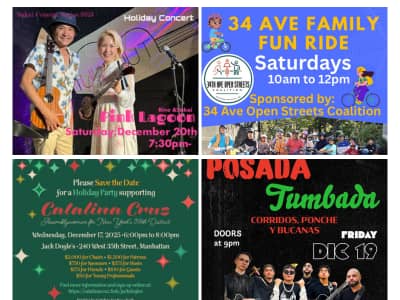 🥟 Dec 16-22. New mural, snow, karaoke in Jackson Heights