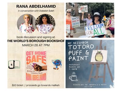 🥟 Mar 24–30: Paella, puppets, politics, postcards, Peruvian chicha in Jackson Heights